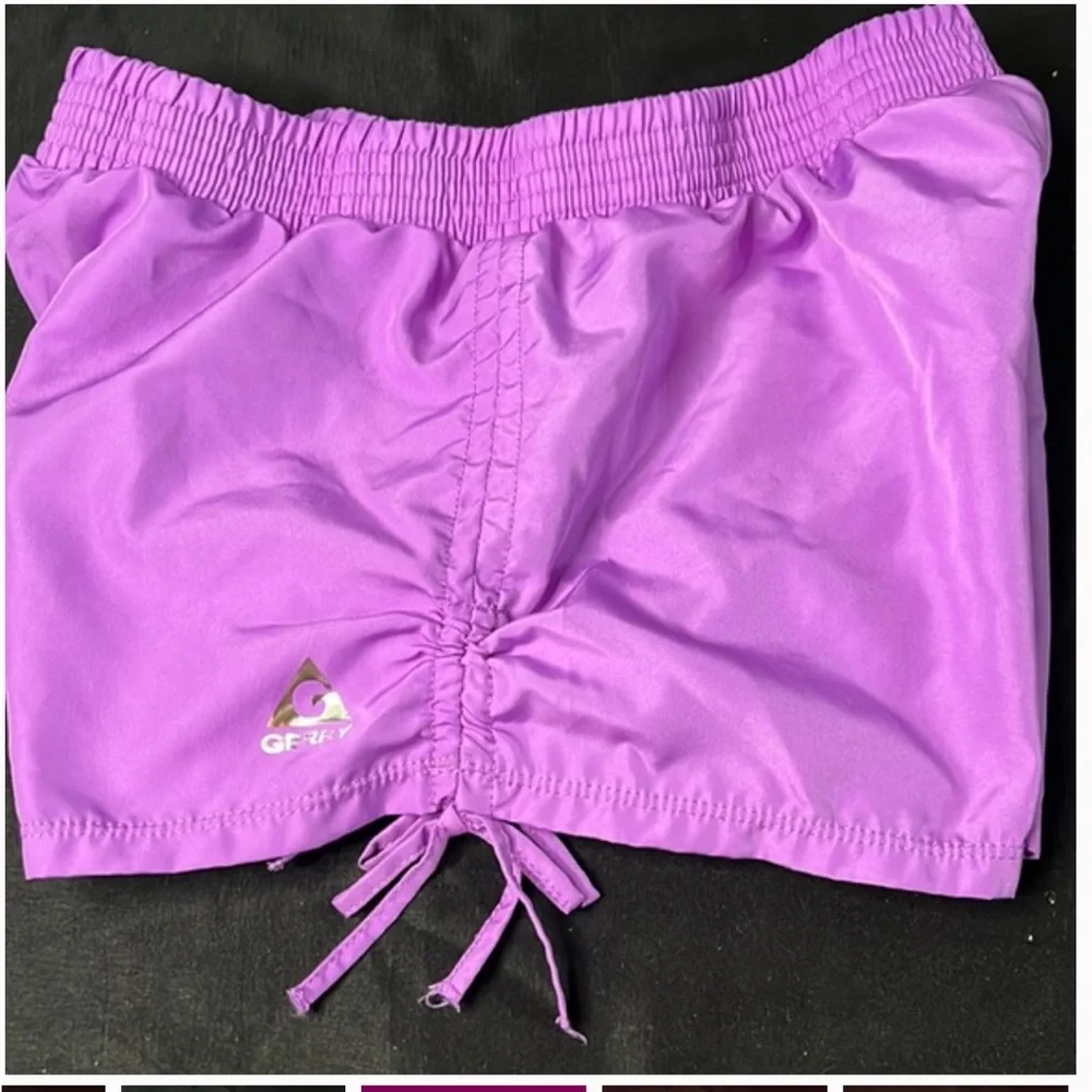 EUC-‎ GERRY- girls pink side cinch shorts- size L 14/16